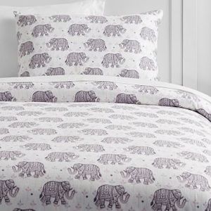 Pottery barn Winter Elephant cotton Duvet Cover